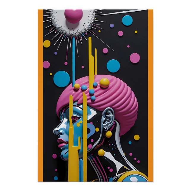 Póster empalme en el futuro - Ken Gage Art (Anverso)