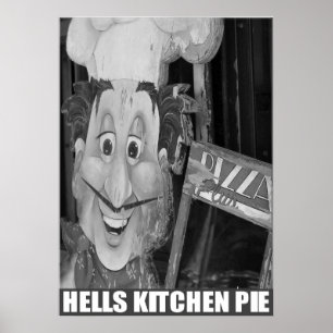 Póster "Empanada de la cocina del infierno" por el