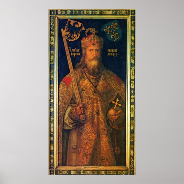 Póster Emperador Charlemagne - Albrecht Durer - c1511 (Frente)