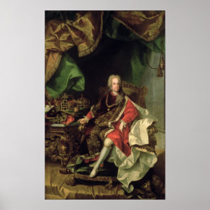 Póster Emperador Charles VI, c.1730,