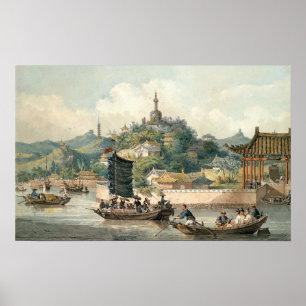 Póster Emperador de los jardines de China, palacio