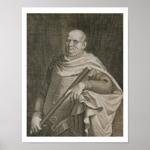 Póster Emperador de Vespasian (ANUNCIO 9-79) del engra