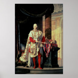 Póster Emperador Francisco I de Austria, siglo XIX