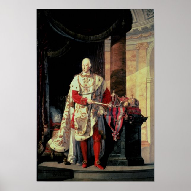 Póster Emperador Francisco I de Austria, siglo XIX (Frente)