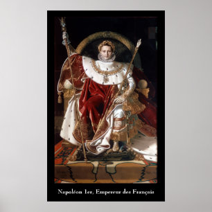 Póster Emperador Napoleón Bonaparte