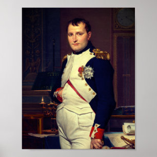 Póster Emperador Napoleón en su estudio en las Tullerías