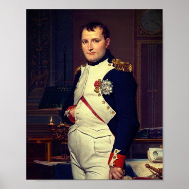 Póster Emperador Napoleón en su estudio en las Tullerías (Frente)