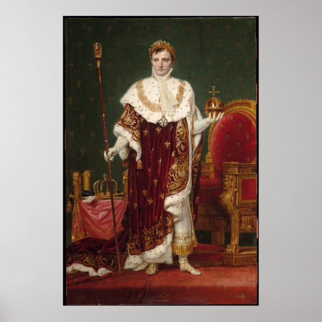 Póster Emperador Napoleón I por David (Frente)