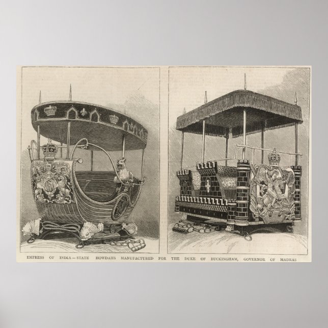 Póster Emperatriz de India (Frente)