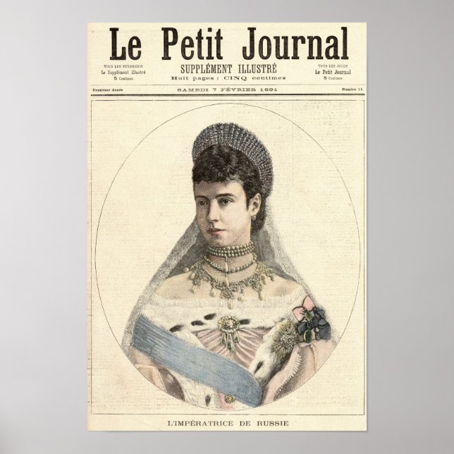 Póster Emperatriz de Rusia (Frente)