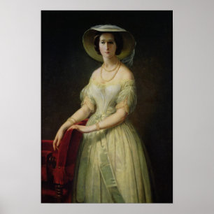 Póster Emperatriz Eugenie c.1853