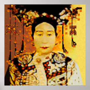 Póster Emperatriz Pixelada