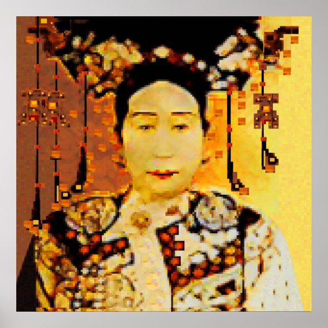 Póster Emperatriz Pixelada (Frente)