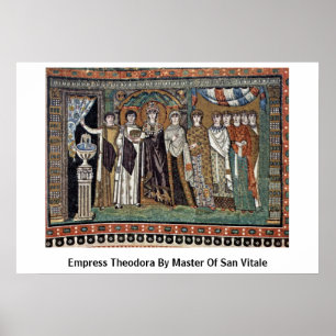 Póster Emperatriz Teodora Por Maestro De San Vitale