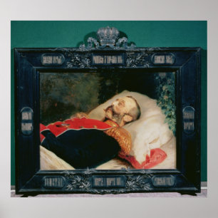 Póster Emperor Alexander II  on His Deathbed, 1881