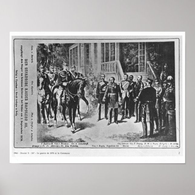Póster Emperor Napoleon III and Kaiser Wilhelm I (Frente)
