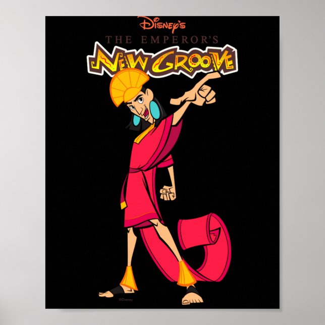 Póster Emperors New Groove Kuzco  (Frente)