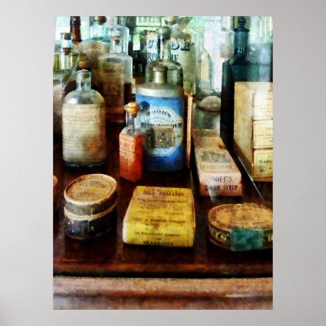 Póster EMPEZANDO CON MENOS DE $20 Remedios para tos y Pol (Frente)