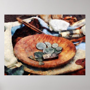 Póster EMPEZANDO POR MENOS DE $20 - Monedas coloniales