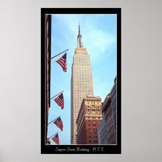 Póster Empire State Bldg.