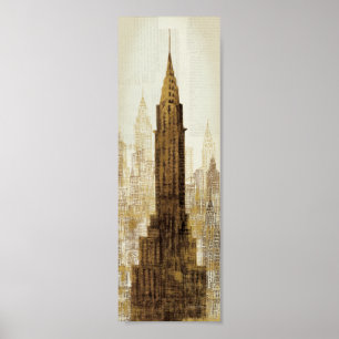Póster Empire State Building NYC