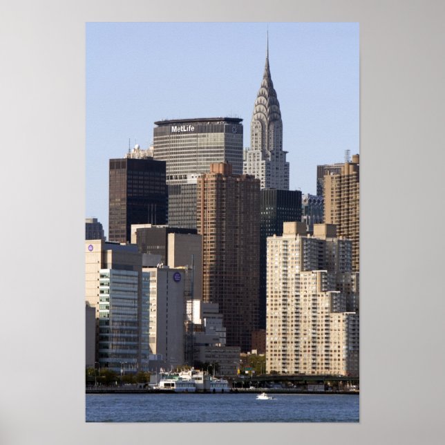 Póster Empire State Building y New York City (Frente)