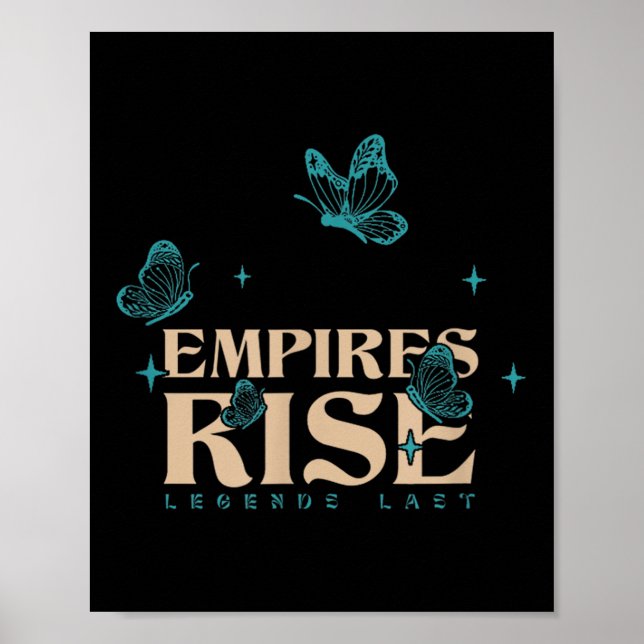 Póster Empires Rie Leyenda La Última Mariposa Inspiradora (Frente)