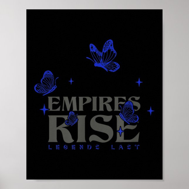 Póster Empires Rie Leyenda La Última Mariposa Inspiradora (Frente)