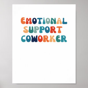 Póster Empleador de trabajo de ayuda emocional - Clásico