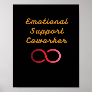 Póster Empleador de trabajo de ayuda emocional - Día clás