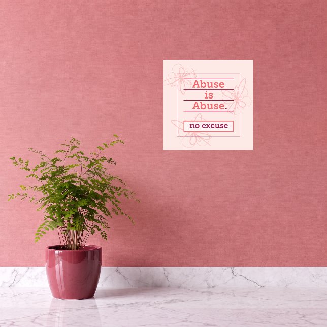 Póster Empoderamiento de Conciencia de Abuso Sanación Tan (Subido por el creador)