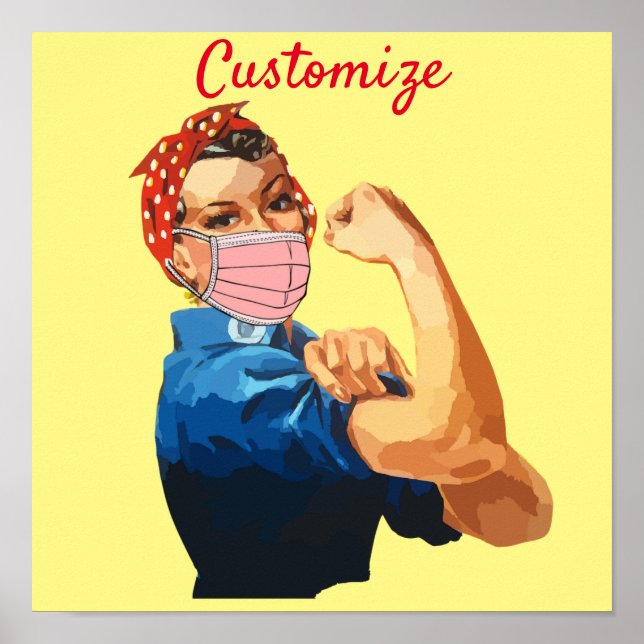 Póster Empoderamiento femenino enmascarado Thunder_Cove (Frente)