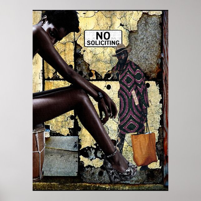 Póster "Empoderamiento y resiliencia: sin solicitud" (Frente)