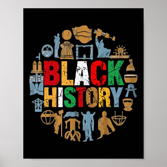 Póster Empoderando el Mes de la Historia Negra Wear 2 (Frente)