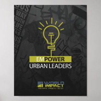 Póster Empoderar al líder urbano Poster