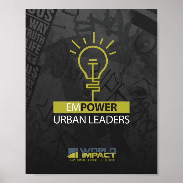 Póster Empoderar al líder urbano Poster (Frente)