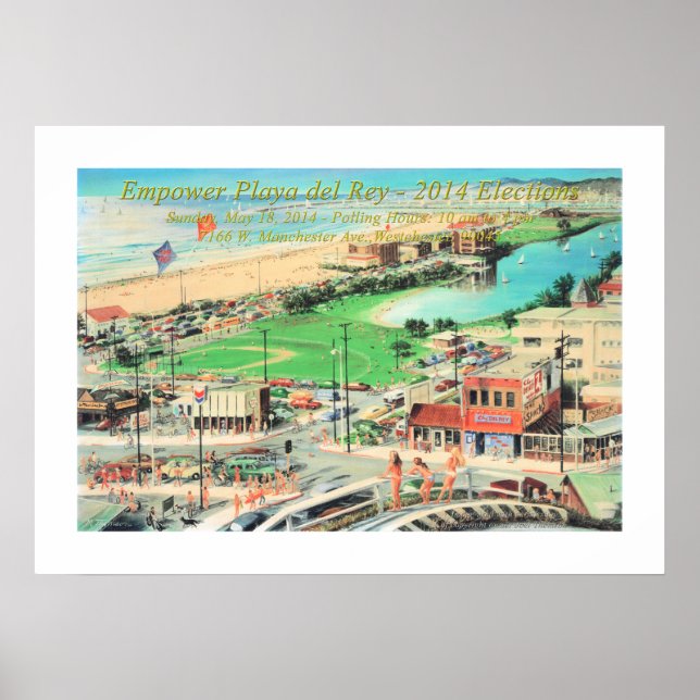 Póster Empoderar Playa del Rey - Frontera completa 2014 (Frente)