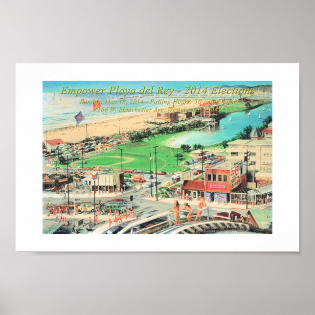 Póster Empoderar Playa del Rey - Frontera completa 2014 (Frente)