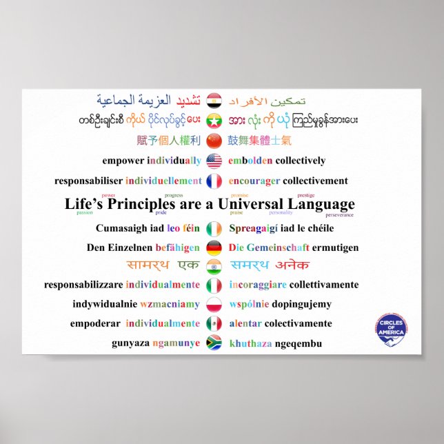 Póster Empower Individually * Embolden Collectively (Frente)