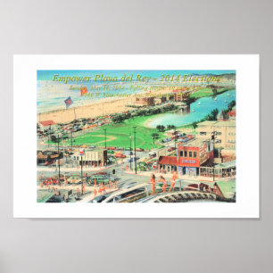 Póster Empower Playa del Rey - 2014 Frontera completa