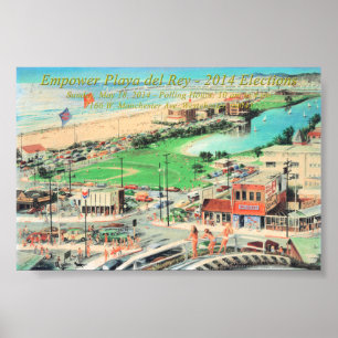 Póster Empower Playa del Rey - 2014 Sin frontera