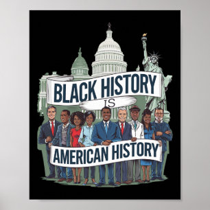 Póster Empowerment Diversity La Historia Negra es Fama Es