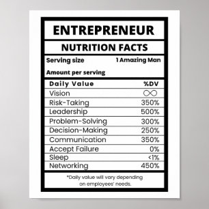 Póster Emprendedores y entusiastas de los negocios Cool