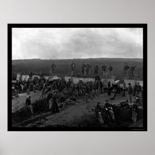 Póster Empresa F en Fort C.F. Smith en Washington DC 1865