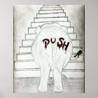 Empujando Un Elefante Por Las Escaleras