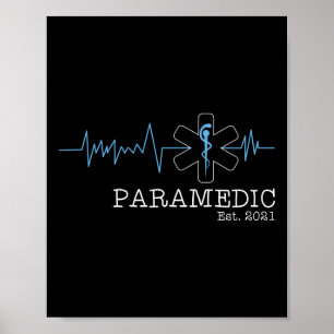 Póster EMS Emergency Paramedic Est. Estudiante 2021