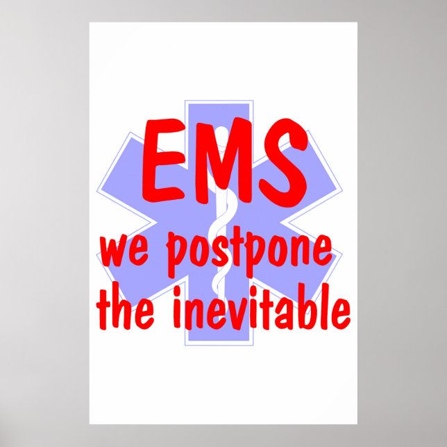 Póster EMS-Posponemos el Poster inevitable (estrella) (Frente)