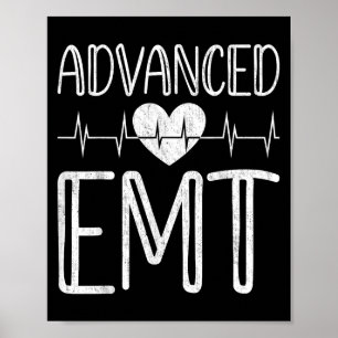 Póster Emt Avanzado - Técnico Médico De Emergencia Ems Pa