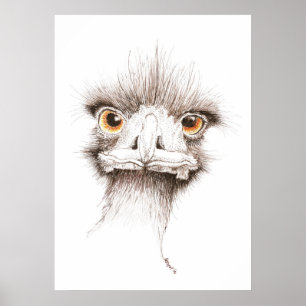 Póster Emu por Inkspot