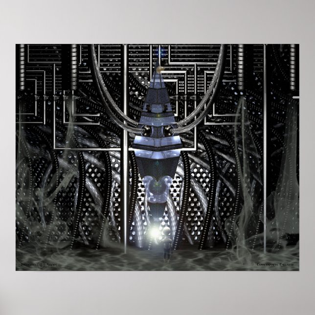 Póster Emulador de conciencia (Frente)